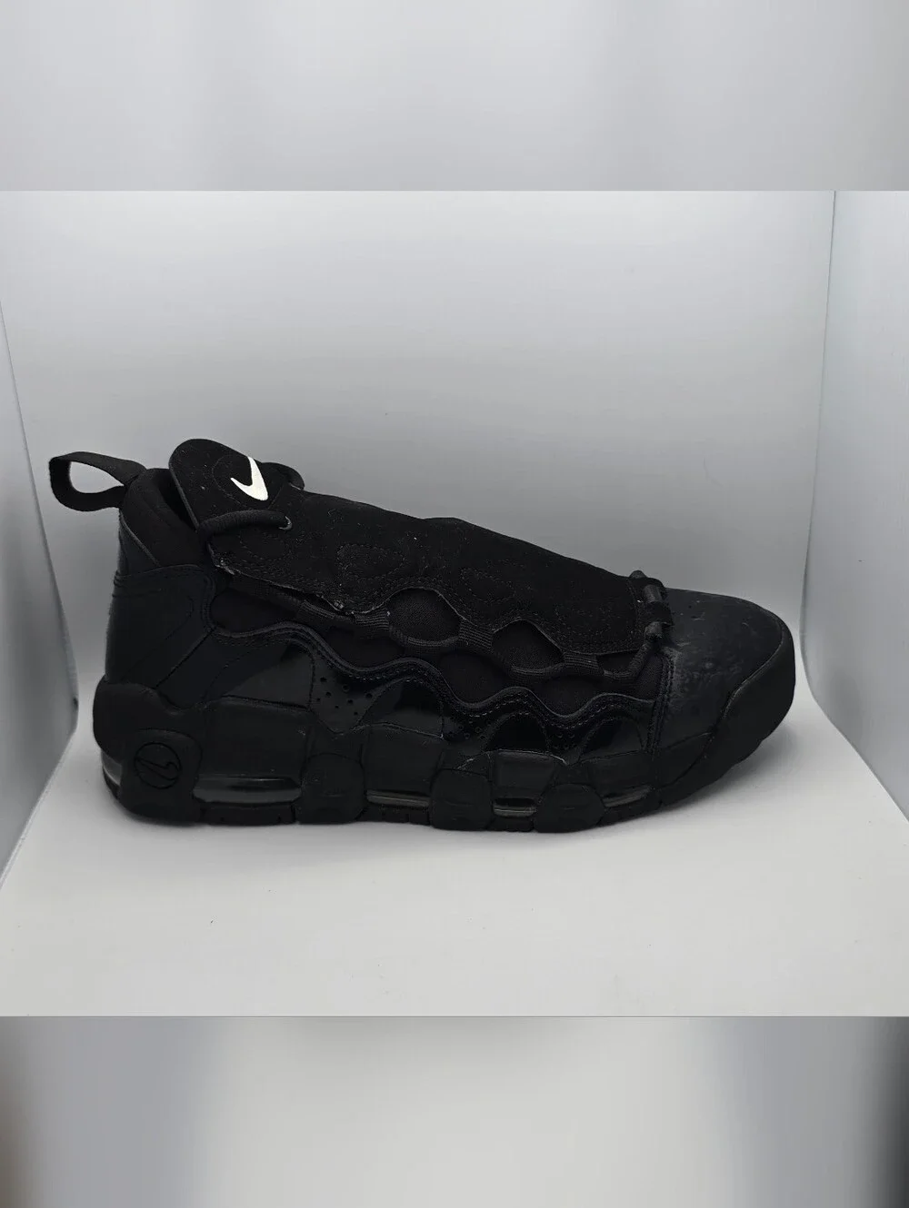 Nike Air More Money Men's Black Slip-On Sneaker 'Angels'